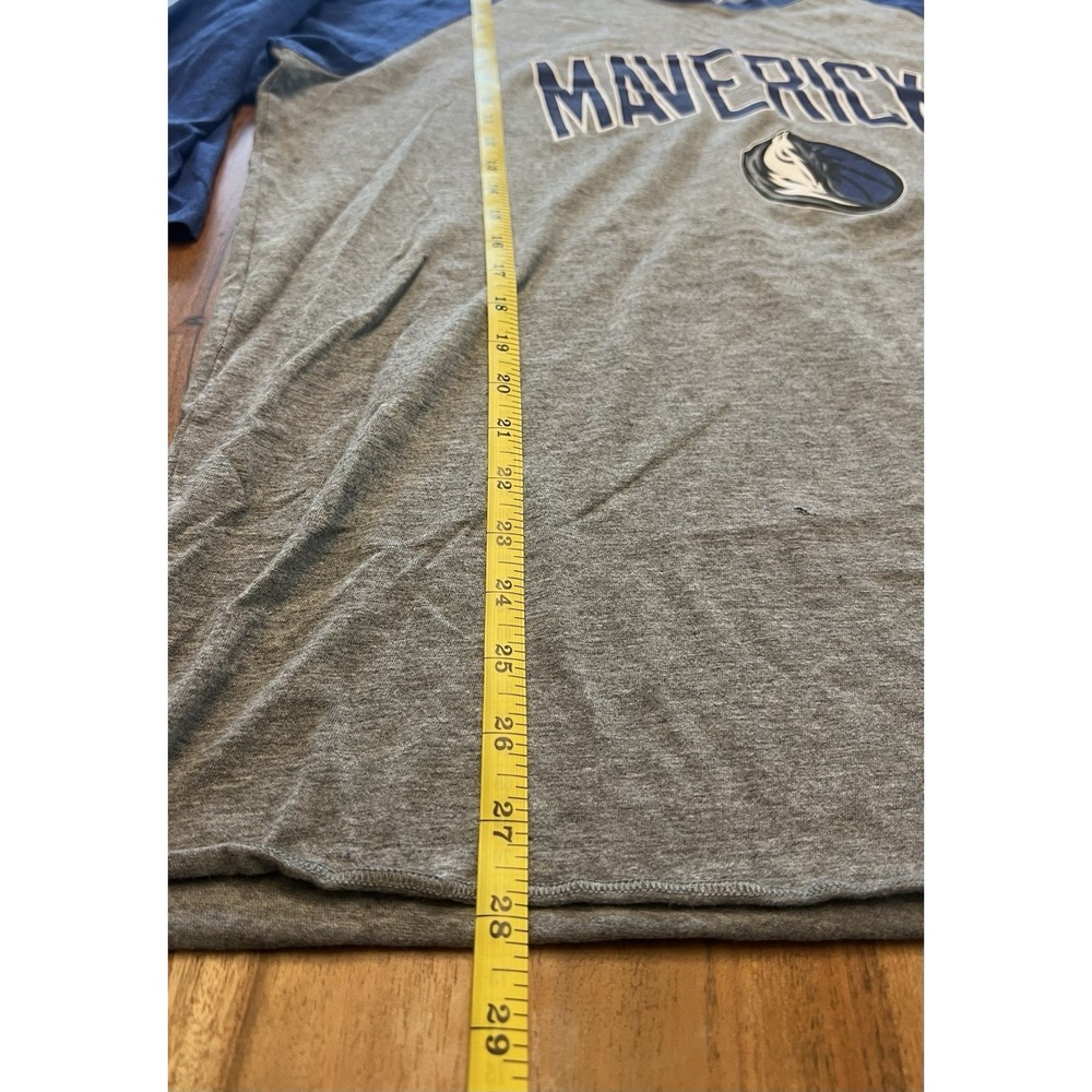 NBA Dallas Mavericks 3/4 Sleeve T-Shirt Apparel from '47 - Picture 7 of 10